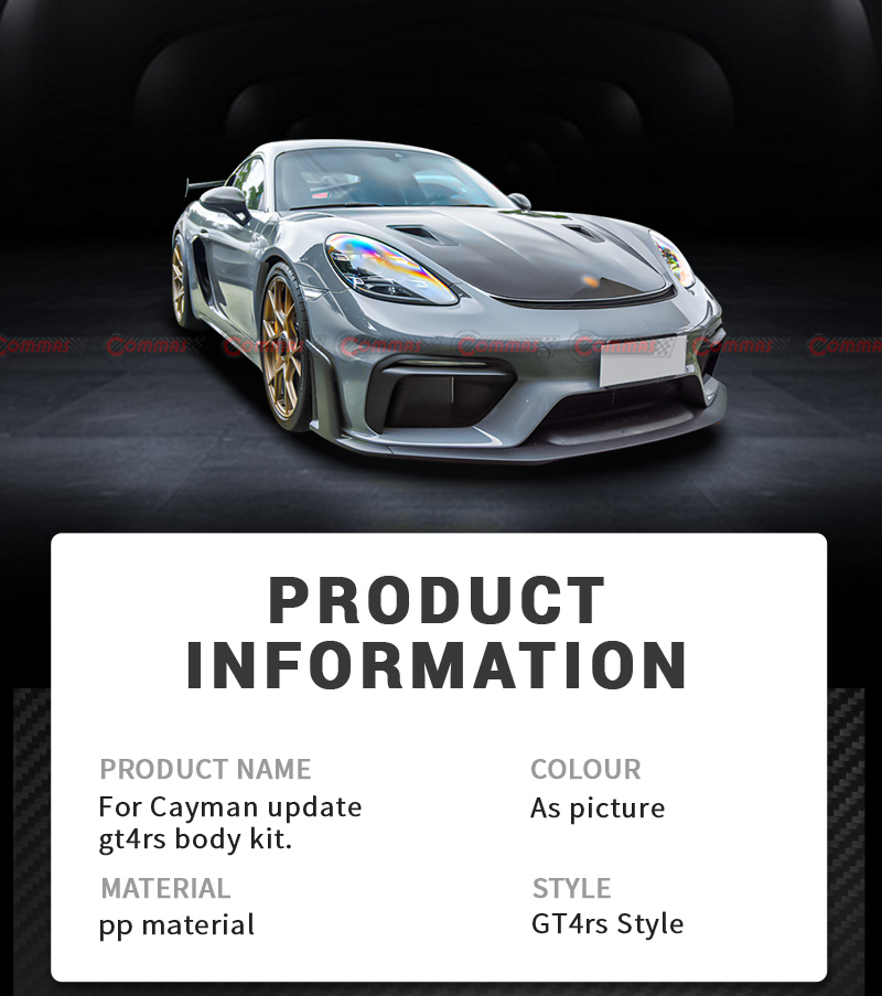 kit carrosserie porsche 718