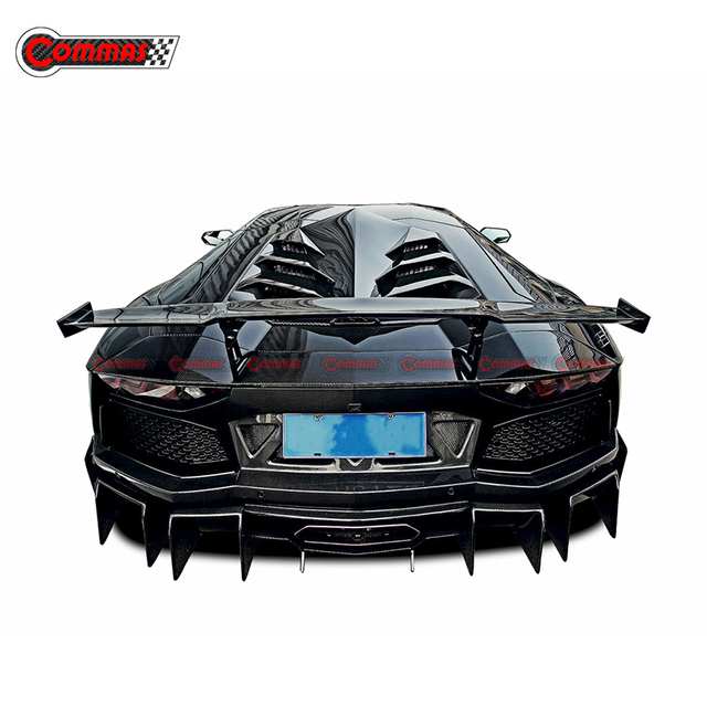 Aileron arrière à Double pont en Fiber de carbone de Style DMC LP700, pour Lamborghini Aventador