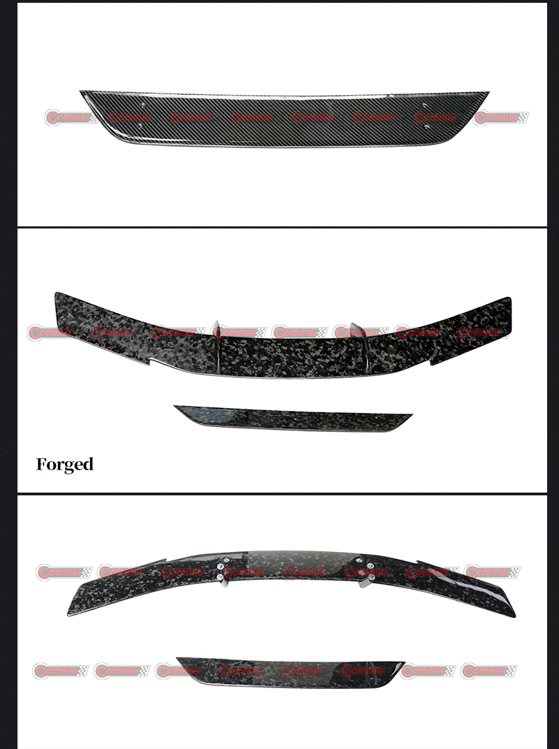 Aile arri&egrave;re en fibre de carbone s&egrave;che Lamborghini Huracan Lp610