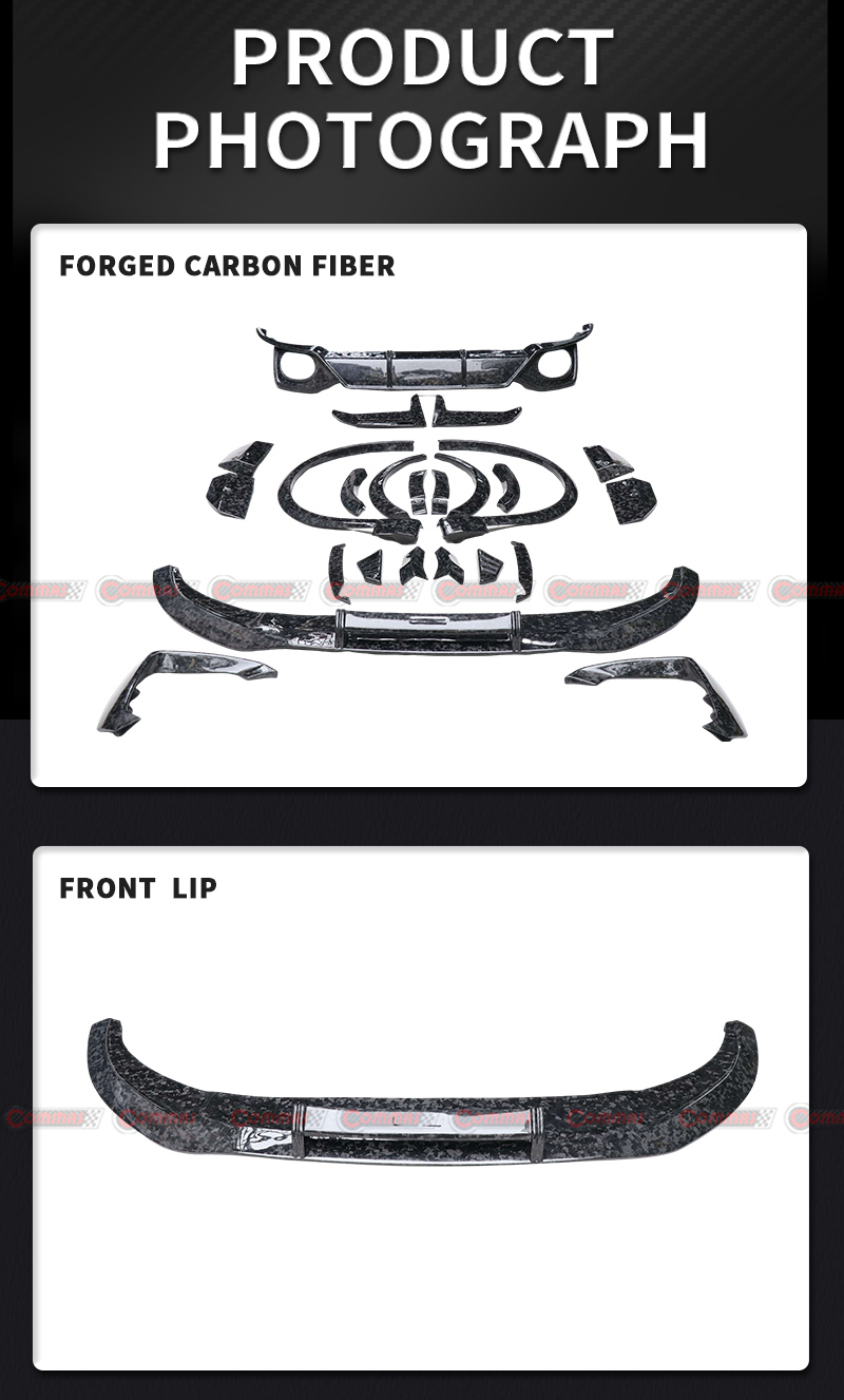 Kit carrosserie en fibre de carbone forg&eacute; Audi RSQ8