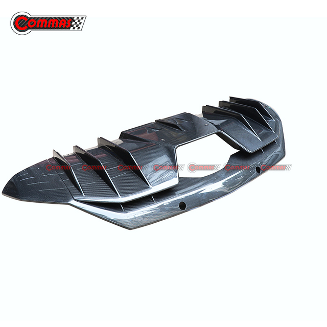 Lèvre de diffuseur arrière en fibre de carbone de style OEM pour Lamborghini Aventador LP740