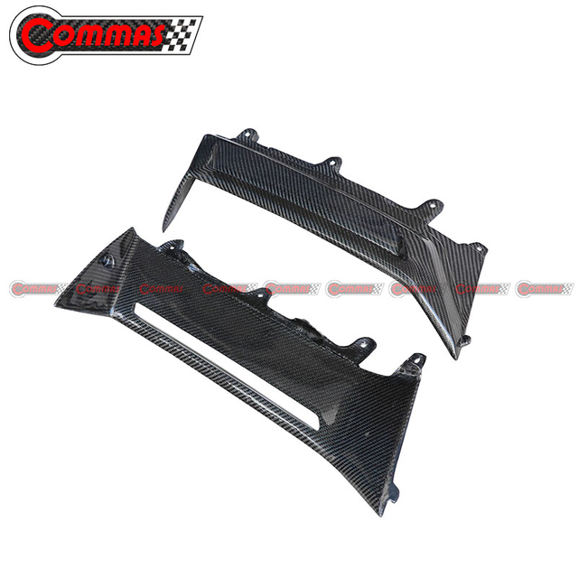 Évents d'admission d'air latéraux pour garde-boue arrière en Fiber de carbone de Style Novitec pour Lamborghini Aventador Lp700