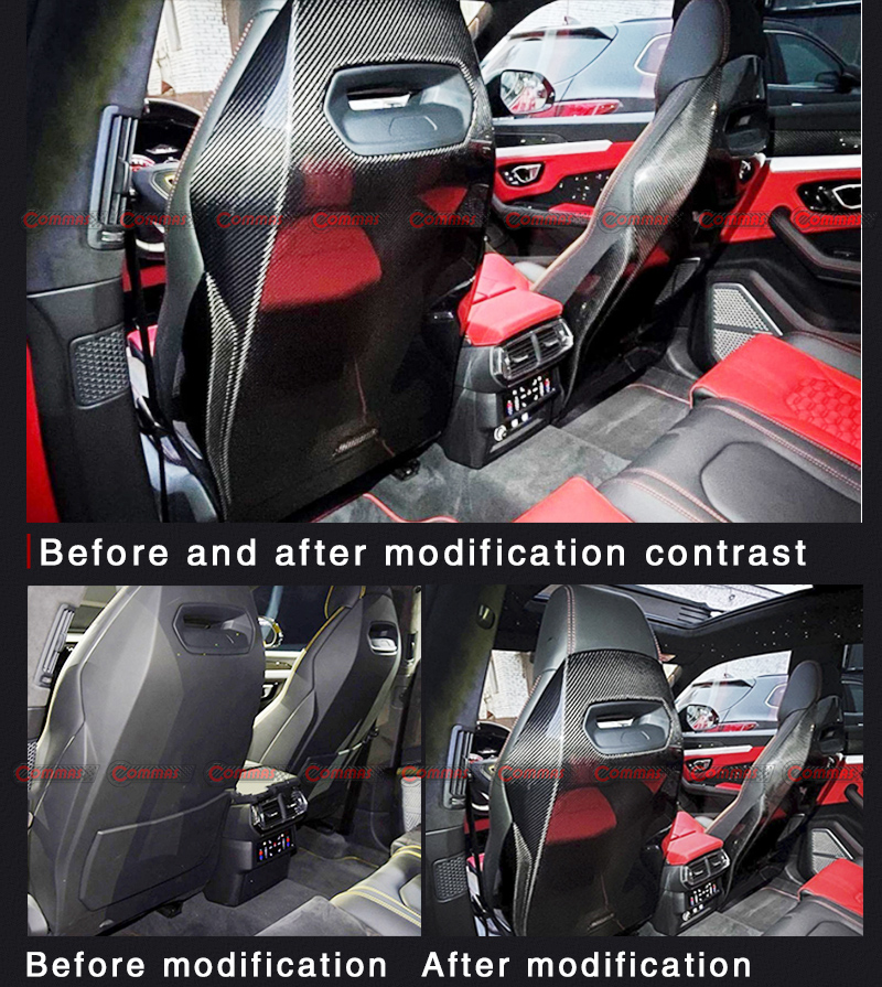 Housse de dossier de si&egrave;ge pour Lamborghini Urus