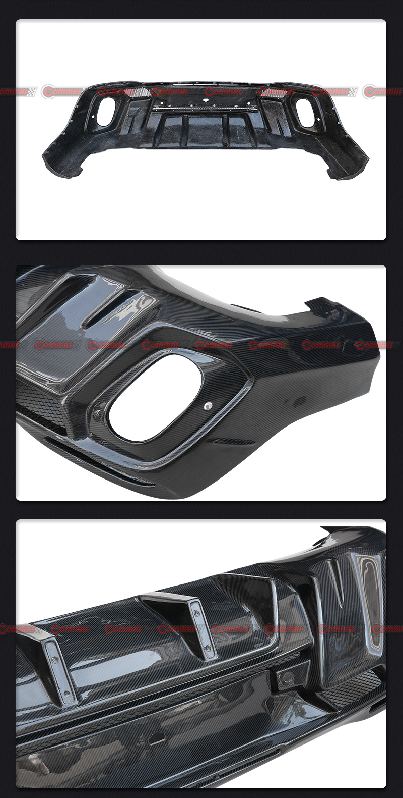 diffuseur arri&egrave;re mercedes benz gle larte