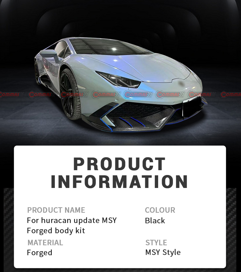 Kit carrosserie Lamborghini Huracan Lp610
